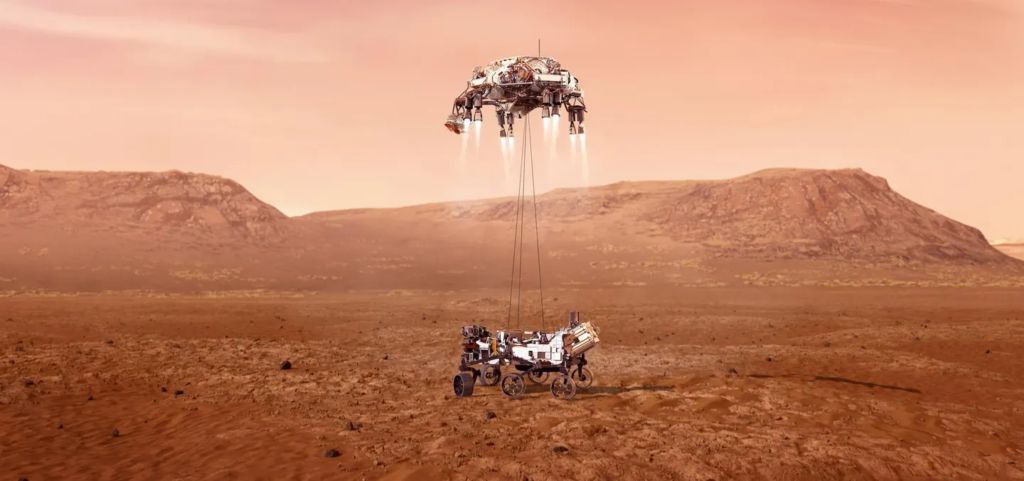 Rover in Mars