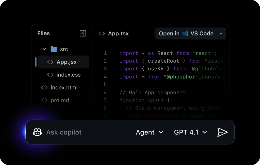 GitHub Spark and GitHub Copilot