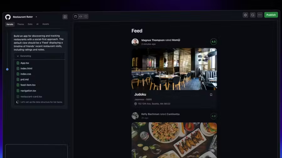 Vibe Coding with GitHub Spark