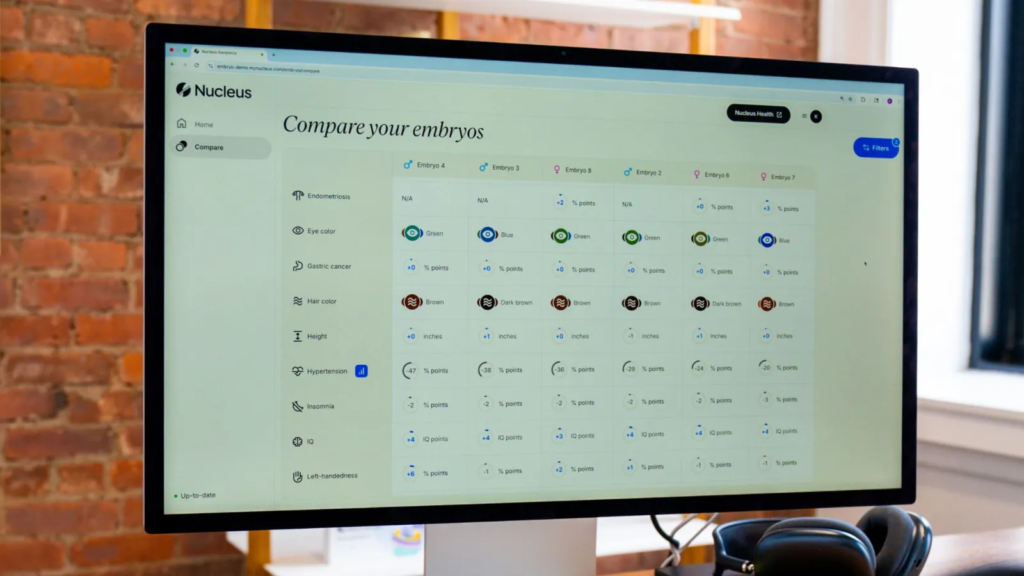 Using AI to compare embryos